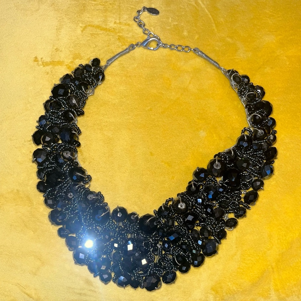 Aldo Black Statement Necklace